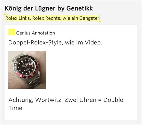 rolex song lyrics in german